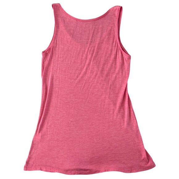 Eileen Fisher Silk Tank Top size XS 70% Silk 30% Cotton Pink Scoop‎ Neck - Picture 7 of 7